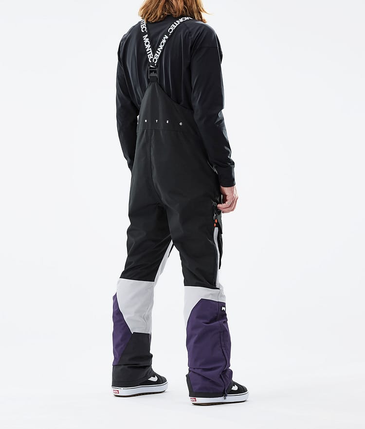 Fawk 2021 Pantalones Snowboard Hombre Black/Light Grey/Purple, Imagen 3 de 6