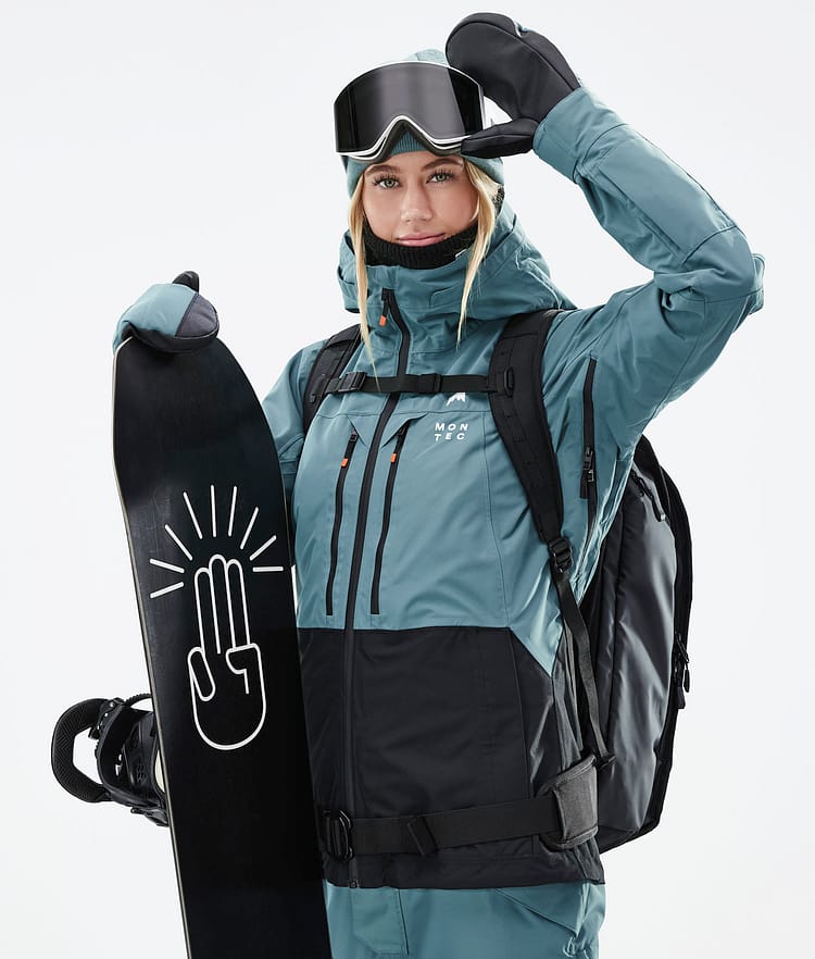 Moss W 2021 Kurtka Snowboardowa Kobiety Atlantic/Black, Zdjęcie 4 z 12