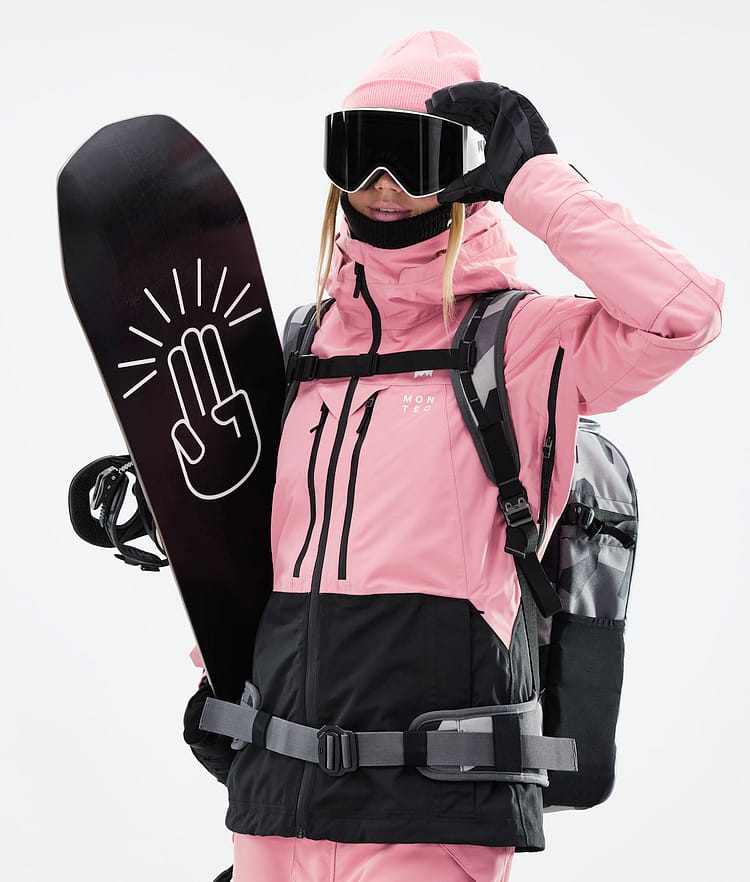 Moss W 2021 Kurtka Snowboardowa Kobiety Pink/Black, Zdjęcie 3 z 12