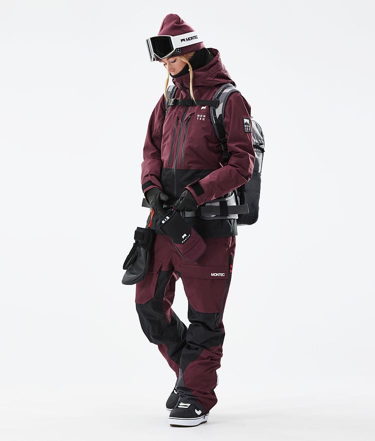 Moss W 2021 Kurtka Snowboardowa Kobiety Burgundy/Black, Zdjęcie 5 z 12