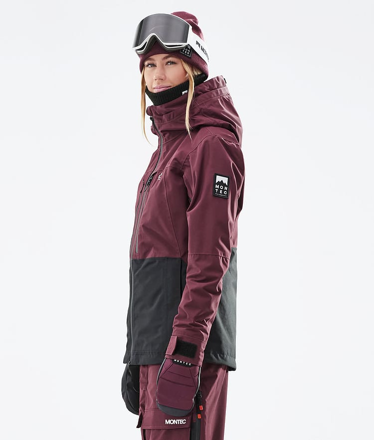 Moss W 2021 Kurtka Snowboardowa Kobiety Burgundy/Black, Zdjęcie 8 z 12