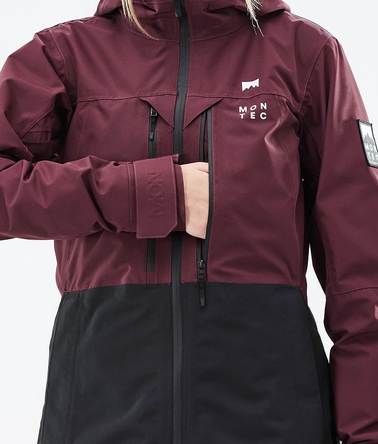 Moss W 2021 Kurtka Snowboardowa Kobiety Burgundy/Black, Zdjęcie 11 z 12