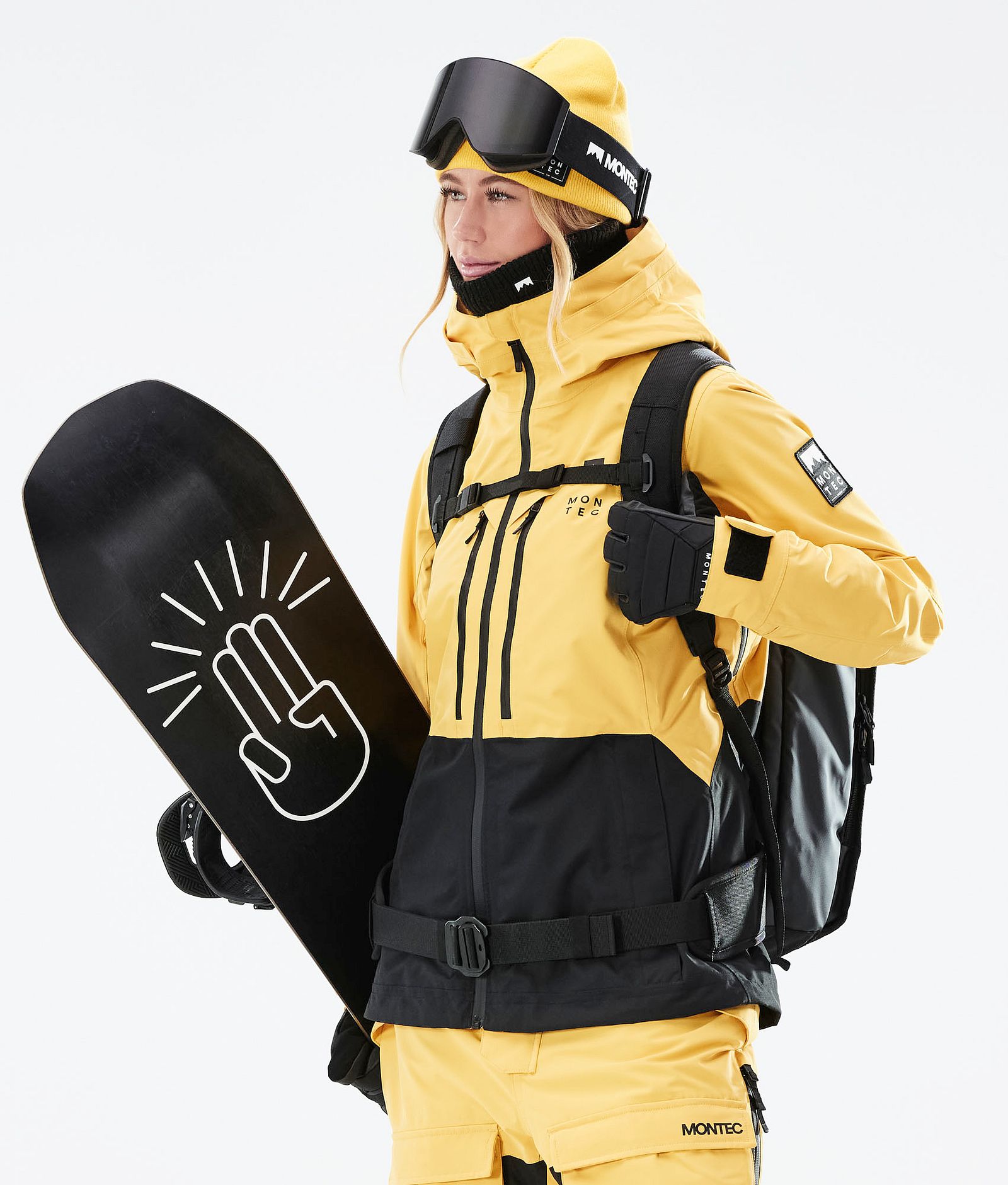 Moss W 2021 Kurtka Snowboardowa Kobiety Yellow/Black, Zdjęcie 1 z 12