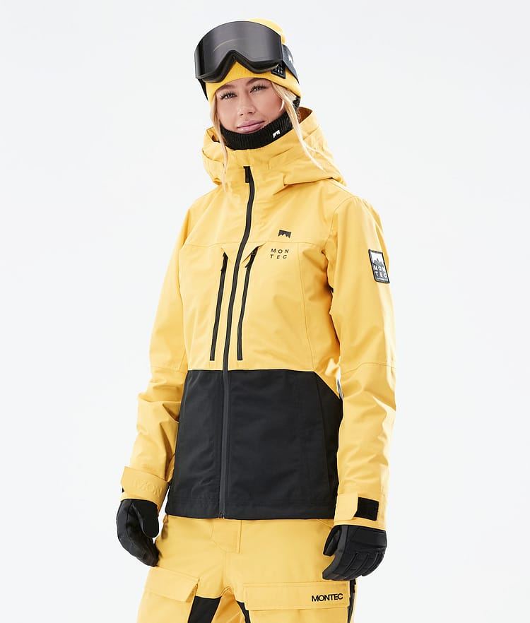 Moss W 2021 Bunda na Snowboard Dámské Yellow/Black, Obrázek 2 z 12