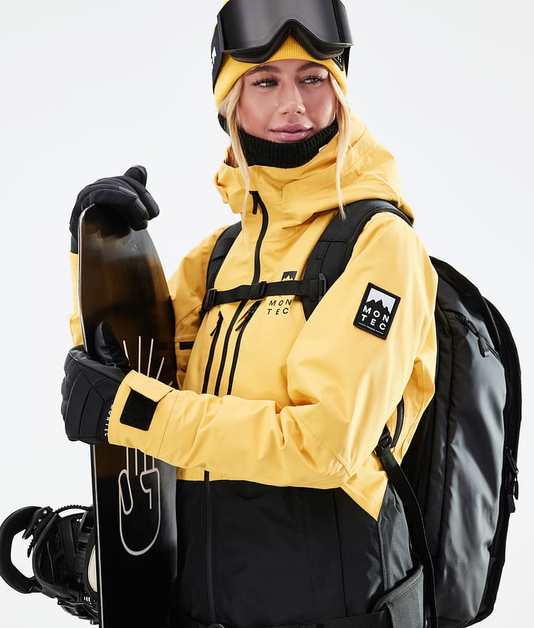 Moss W 2021 Bunda na Snowboard Dámské Yellow/Black, Obrázek 3 z 12