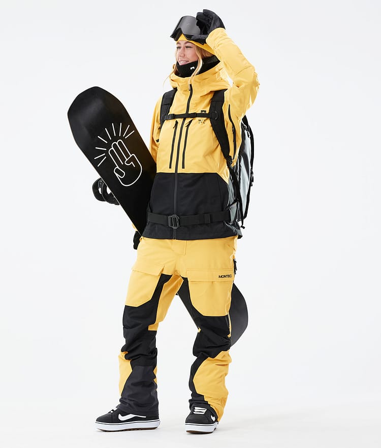 Moss W 2021 Bunda na Snowboard Dámské Yellow/Black, Obrázek 5 z 12