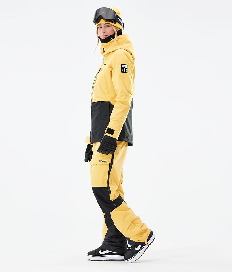 Moss W 2021 Bunda na Snowboard Dámské Yellow/Black, Obrázek 6 z 12