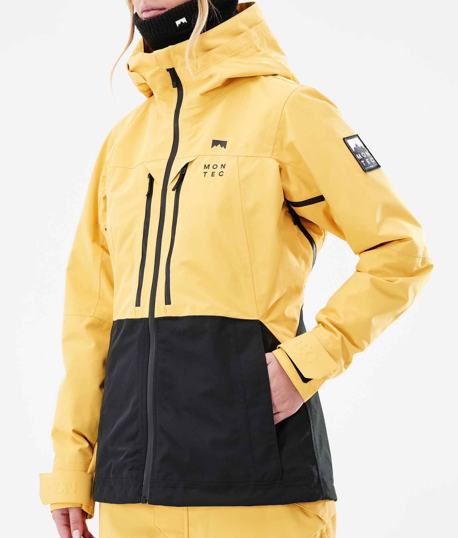 Moss W 2021 Kurtka Snowboardowa Kobiety Yellow/Black, Zdjęcie 10 z 12