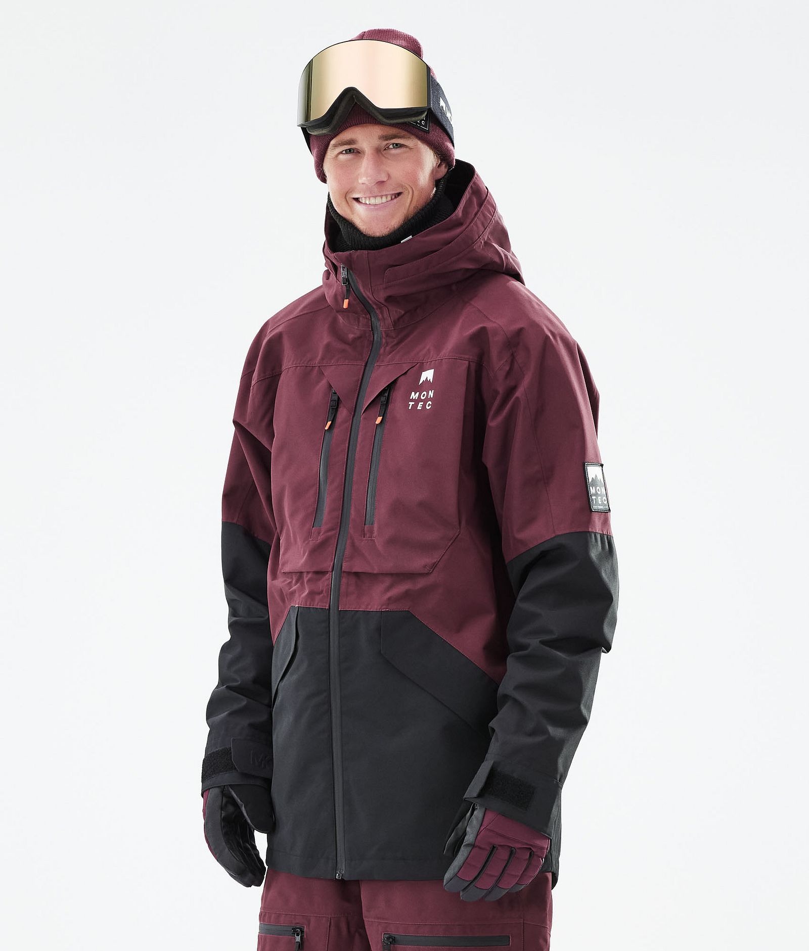 Moss 2021 Bunda na Snowboard Pánské Burgundy/Black, Obrázek 2 z 13