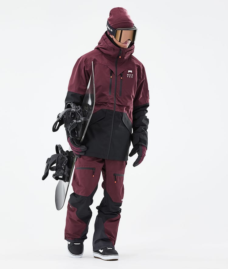 Moss 2021 Bunda na Snowboard Pánské Burgundy/Black, Obrázek 6 z 13