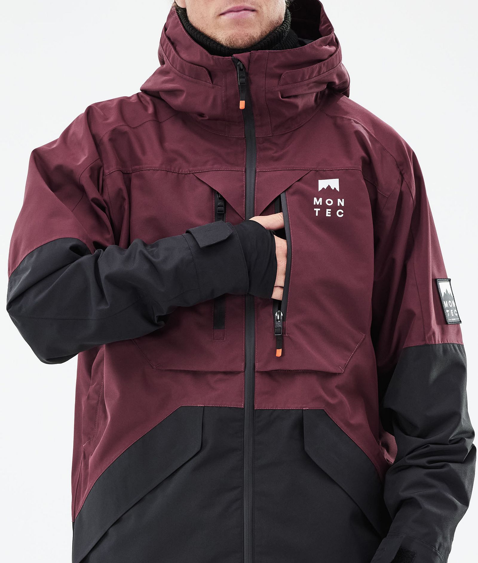 Moss 2021 Bunda na Snowboard Pánské Burgundy/Black, Obrázek 12 z 13