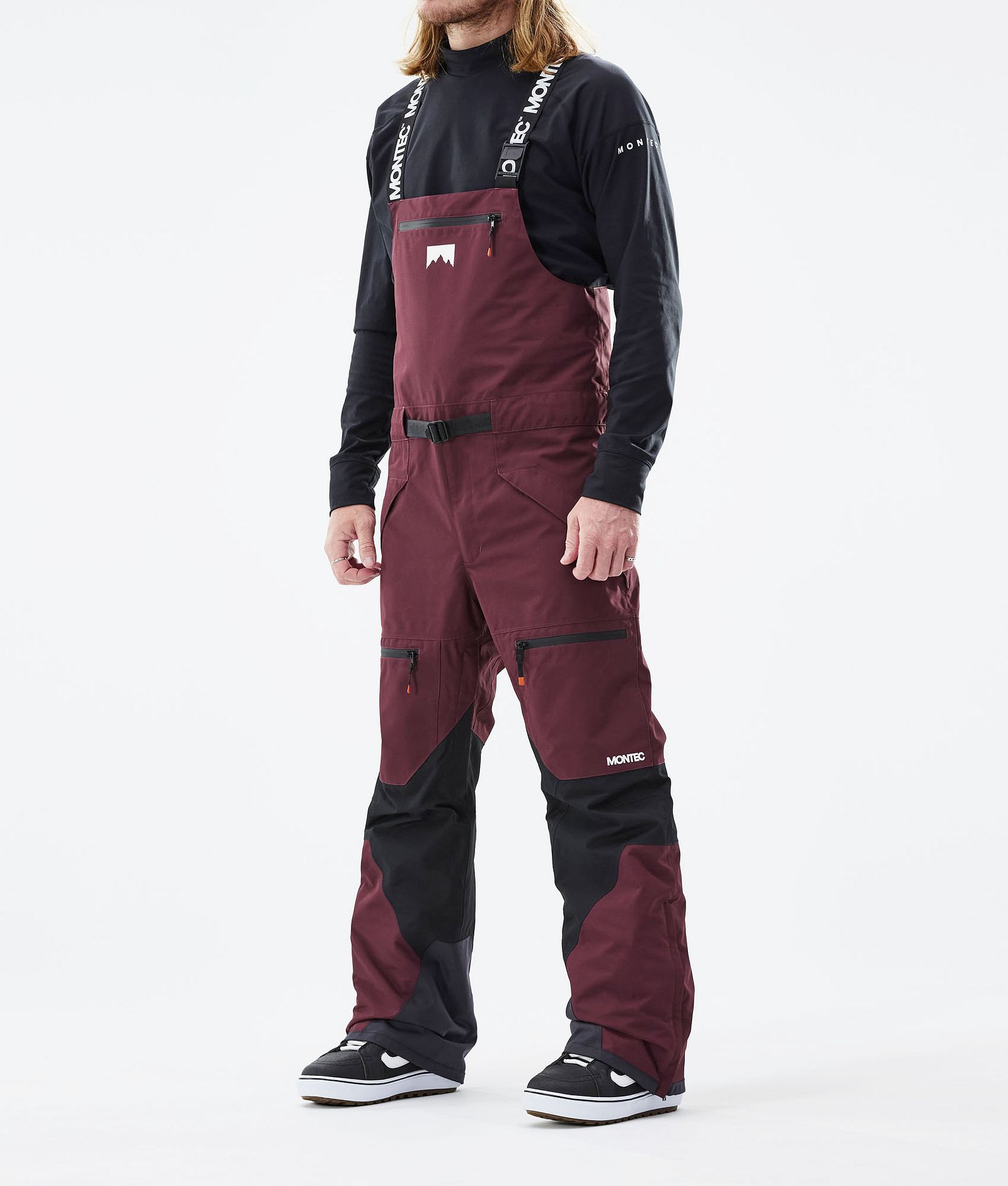 Moss 2021 Kalhoty na Snowboard Pánské Burgundy/Black, Obrázek 1 z 6