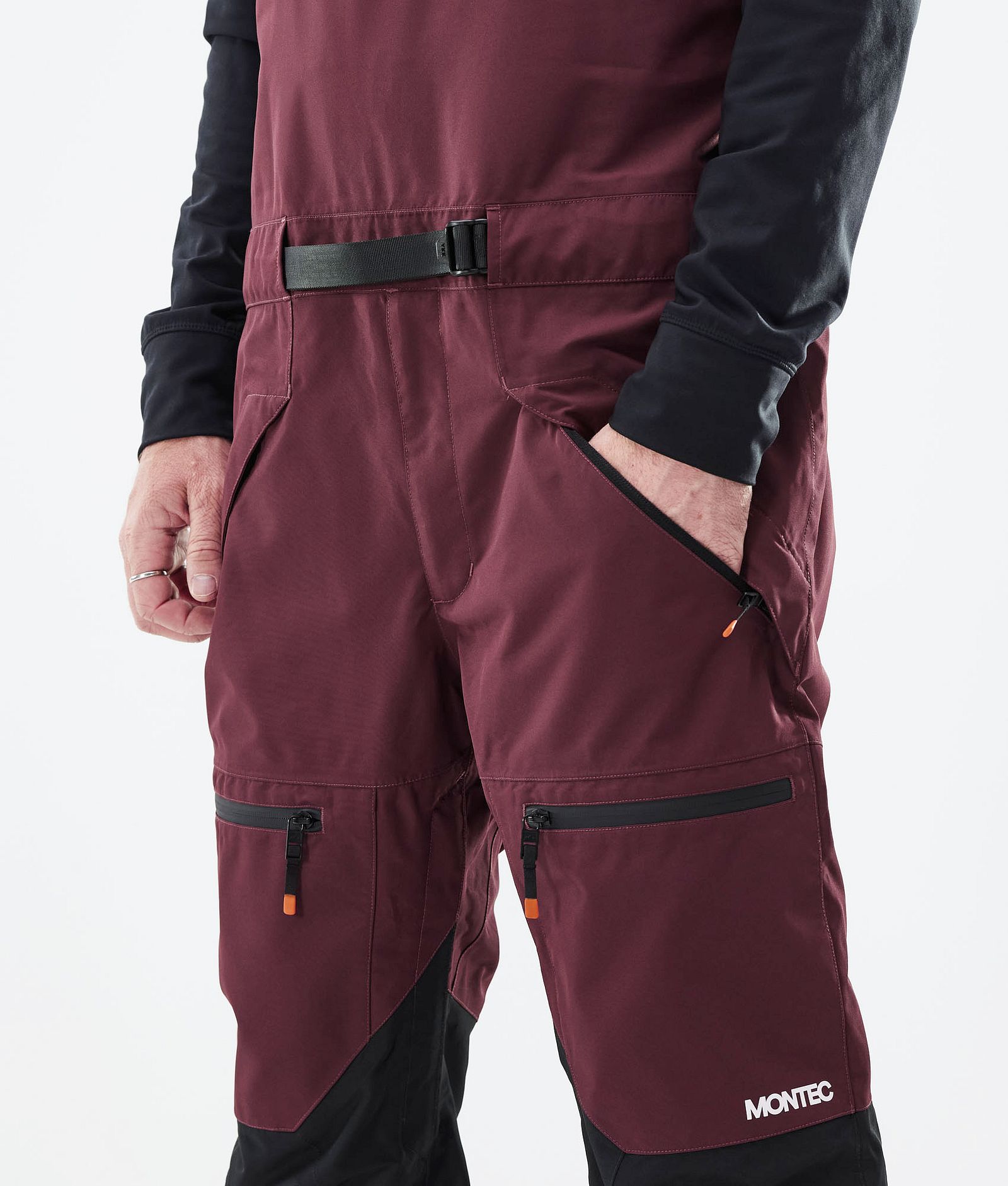 Moss 2021 Pantalones Snowboard Hombre Burgundy/Black, Imagen 4 de 6