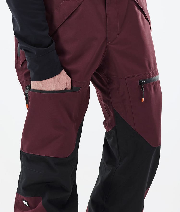 Moss 2021 Pantalones Snowboard Hombre Burgundy/Black, Imagen 6 de 6