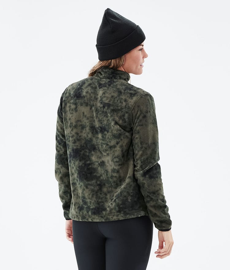 Echo W 2021 Sweter Polarowy Kobiety Olive Green Tiedye, Zdjęcie 3 z 6