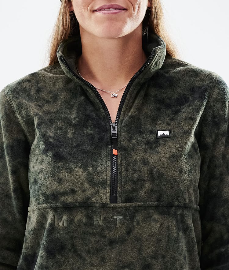 Echo W 2021 Sweter Polarowy Kobiety Olive Green Tiedye, Zdjęcie 6 z 6