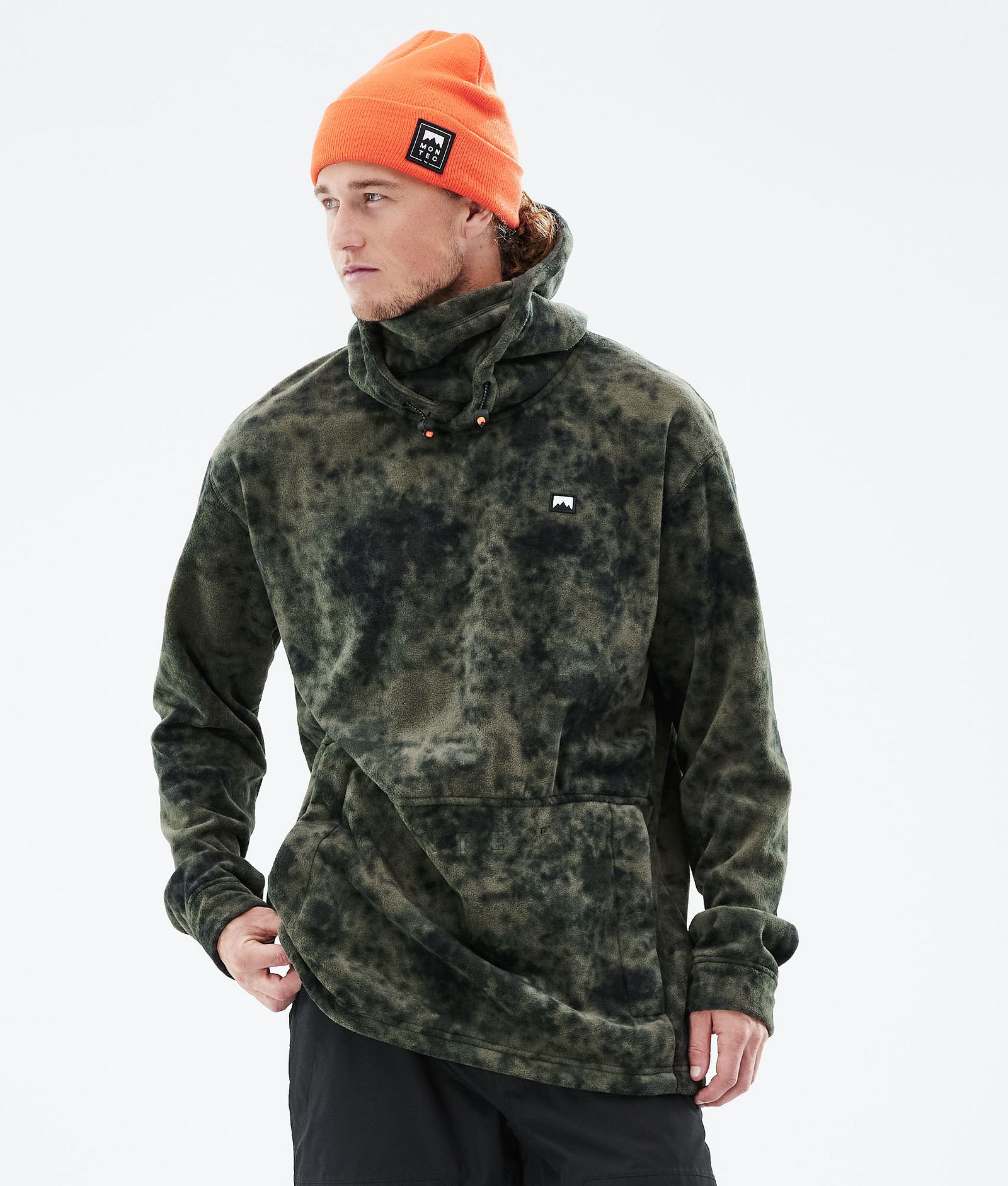 Delta 2021 Polar con Capucha Hombre Olive Green Tiedye, Imagen 1 de 7