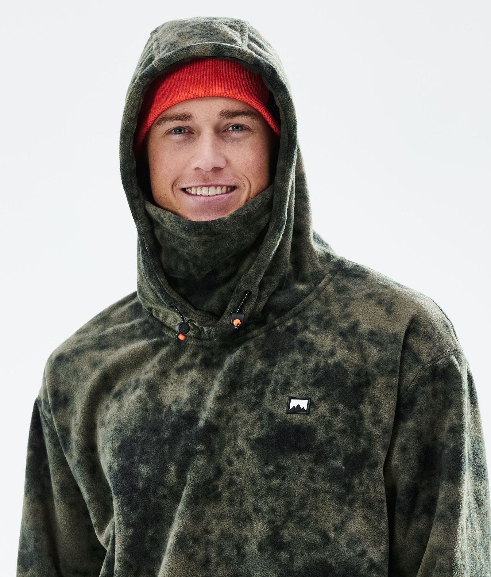 Delta 2021 Polar con Capucha Hombre Olive Green Tiedye, Imagen 6 de 7