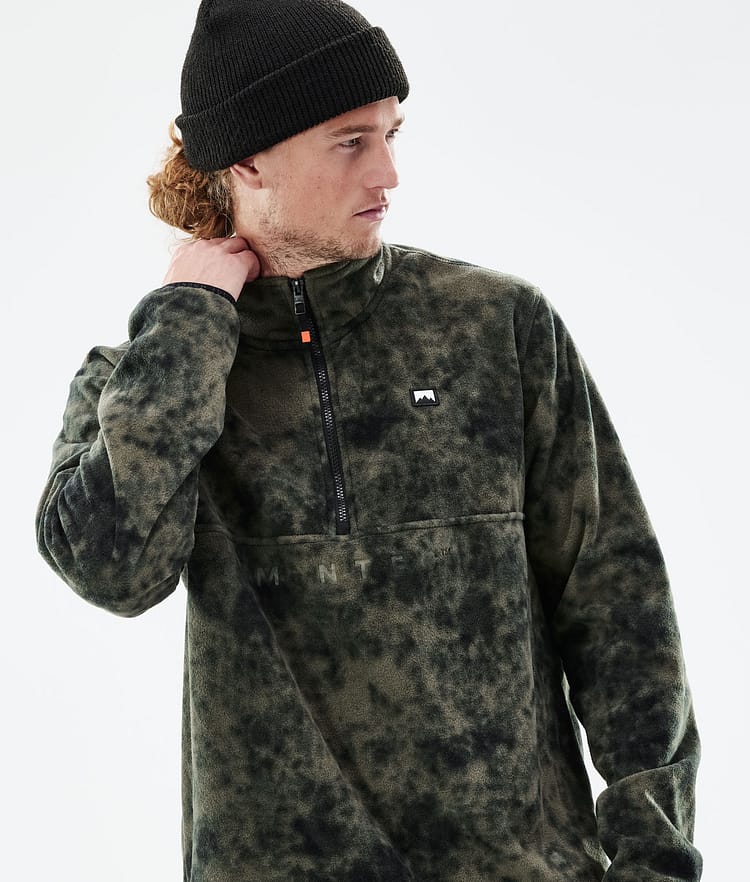 Echo 2021 Sweter Polarowy Mężczyźni Olive Green Tiedye, Zdjęcie 2 z 6