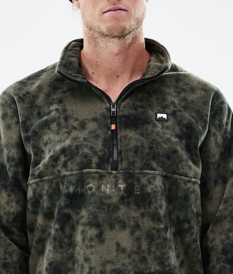 Echo 2021 Sweter Polarowy Mężczyźni Olive Green Tiedye, Zdjęcie 6 z 6