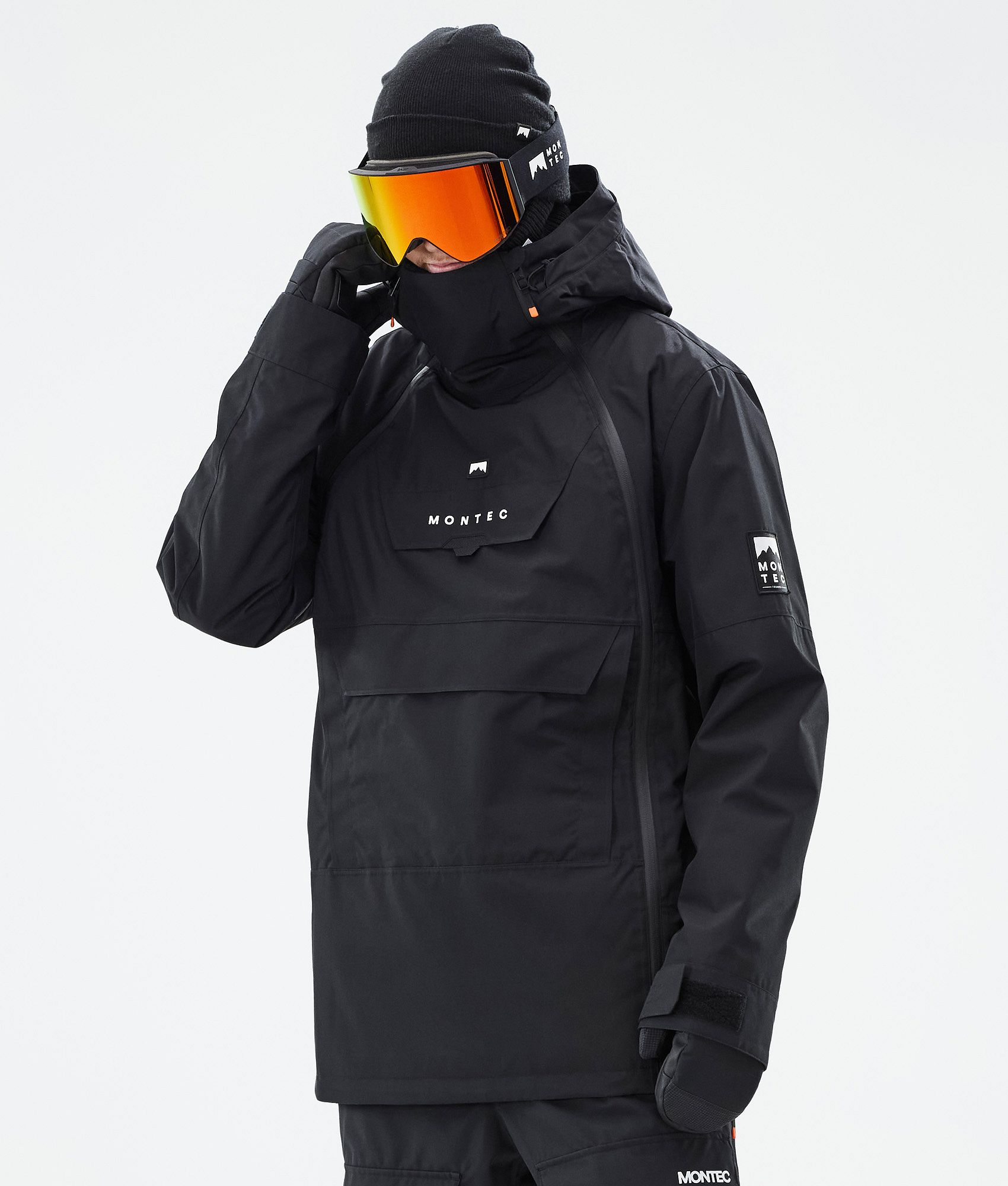 Montec Doom Snowboard Jacket Men Black | Montecwear.com