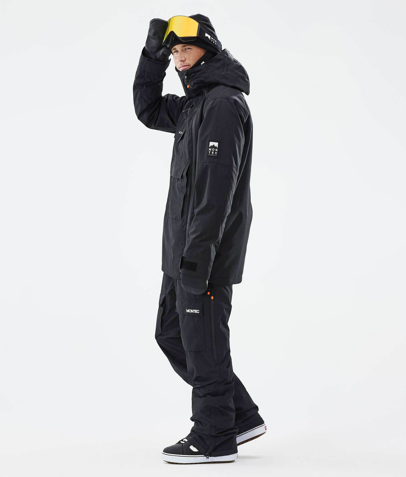 Montec Doom Snowboard Jacket Men Black | Montecwear.com