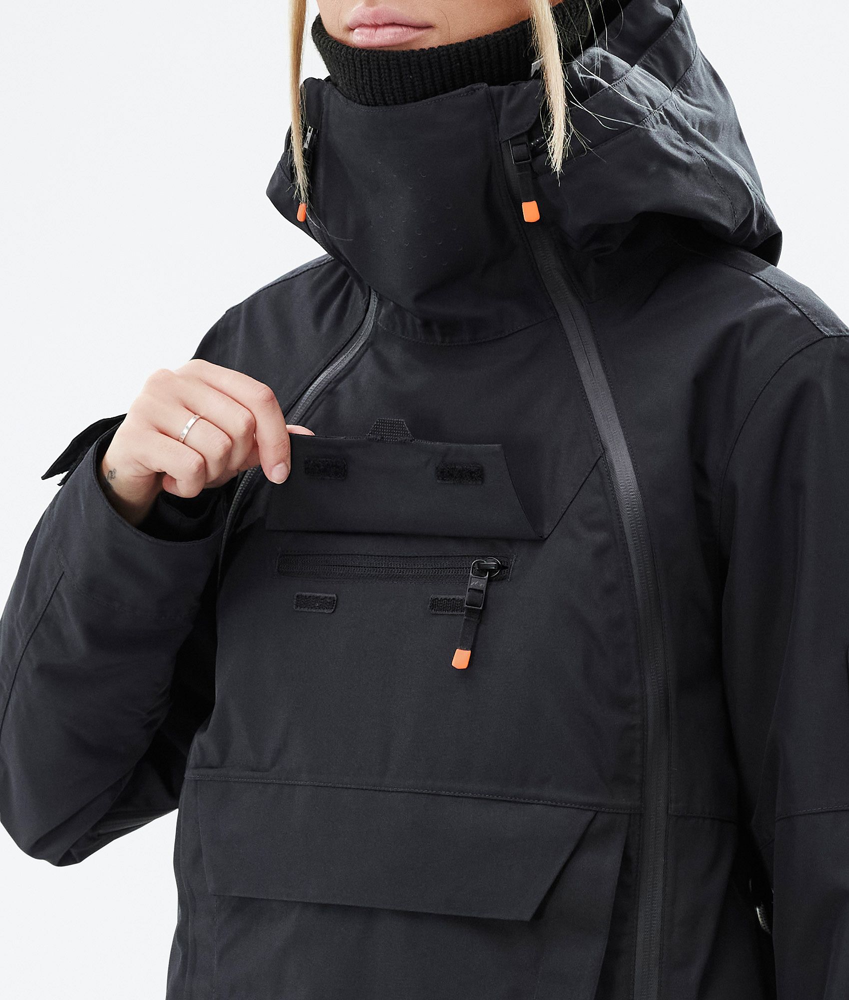 Black anorak outlet coat