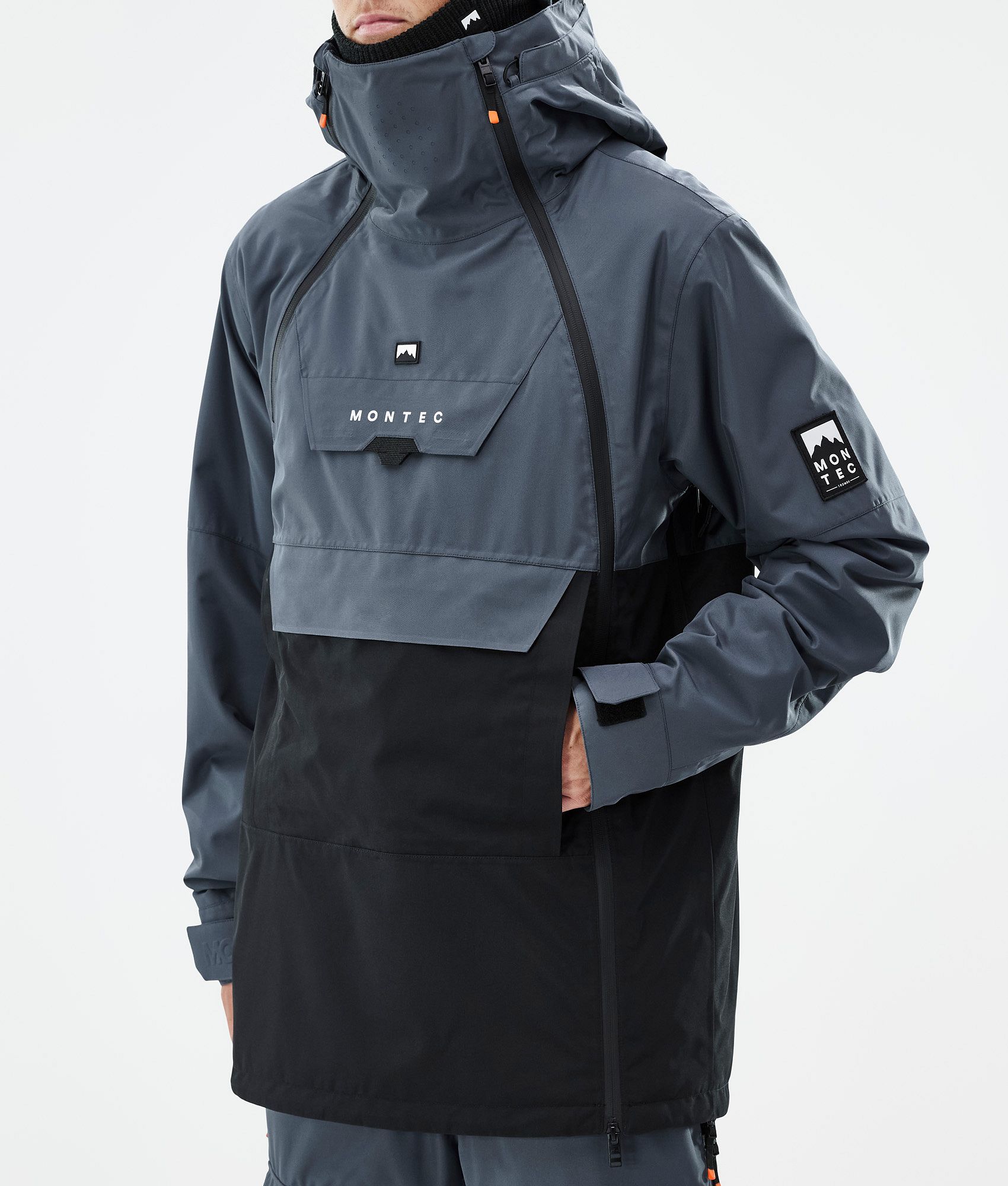 Montec Doom Ski Jacket Men Metal Blue/Black | Montecwear.com