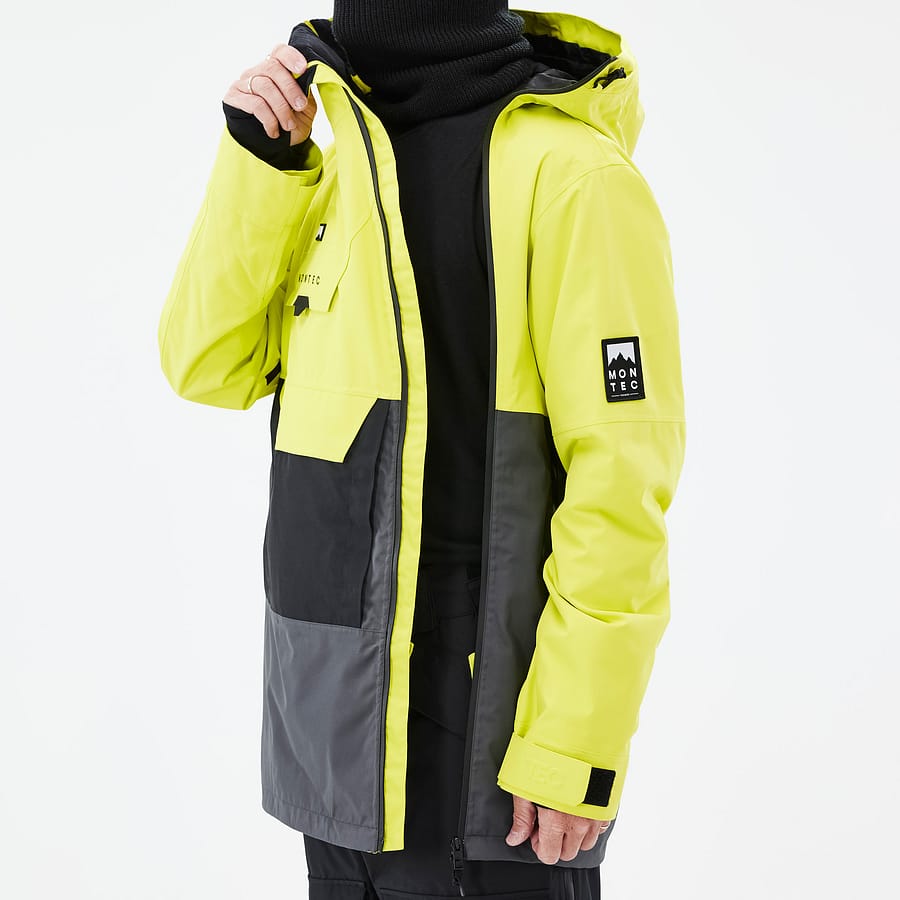 Montec Doom Chaqueta Snowboard Hombre Bright Yellow/Black/Phantom -  Amarillo