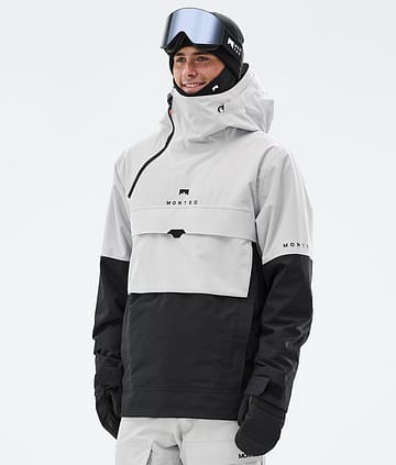 Dune Ski Jacket Men Light Grey/Black