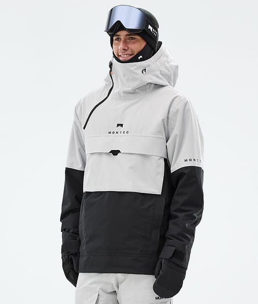 Dune スノーボードジャケット メンズ Light Grey/Black