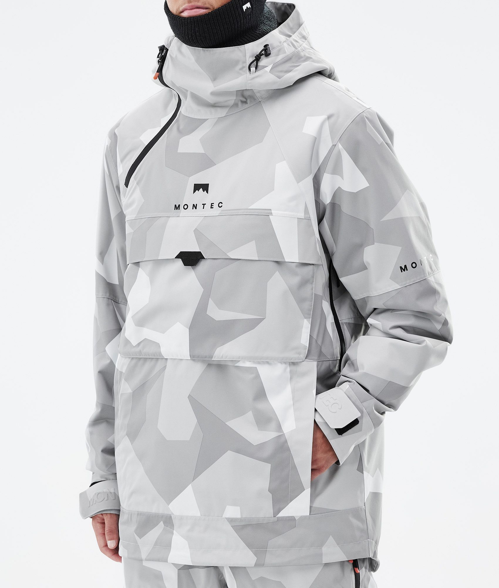 Grey camo sale ski jacket