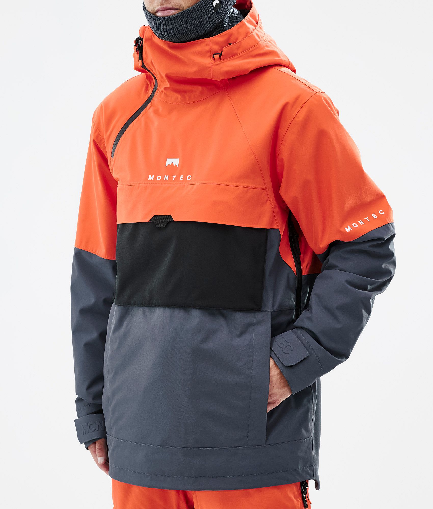 Orange and black ski jacket best sale