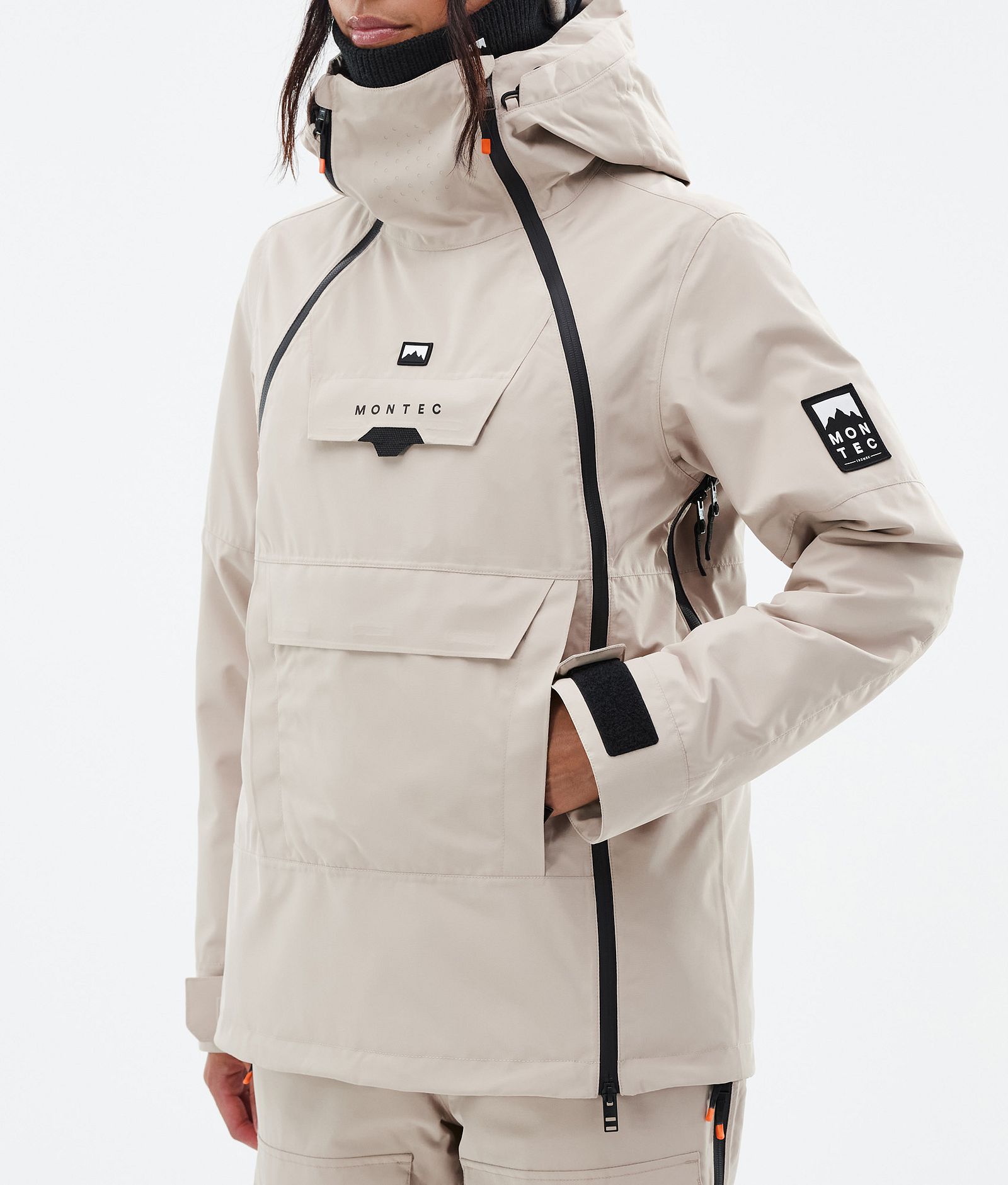 Doom W Ski Jacket Women Sand, Image 8 of 11