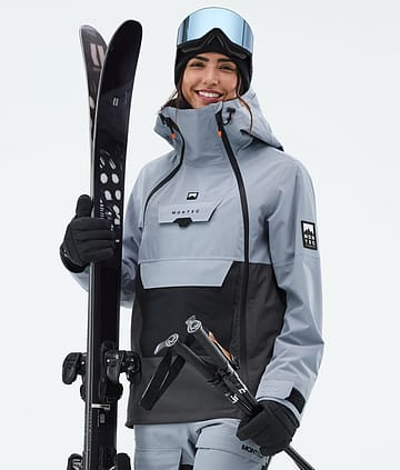 Doom W Ski Jacket Women Soft Blue/Black/Phantom