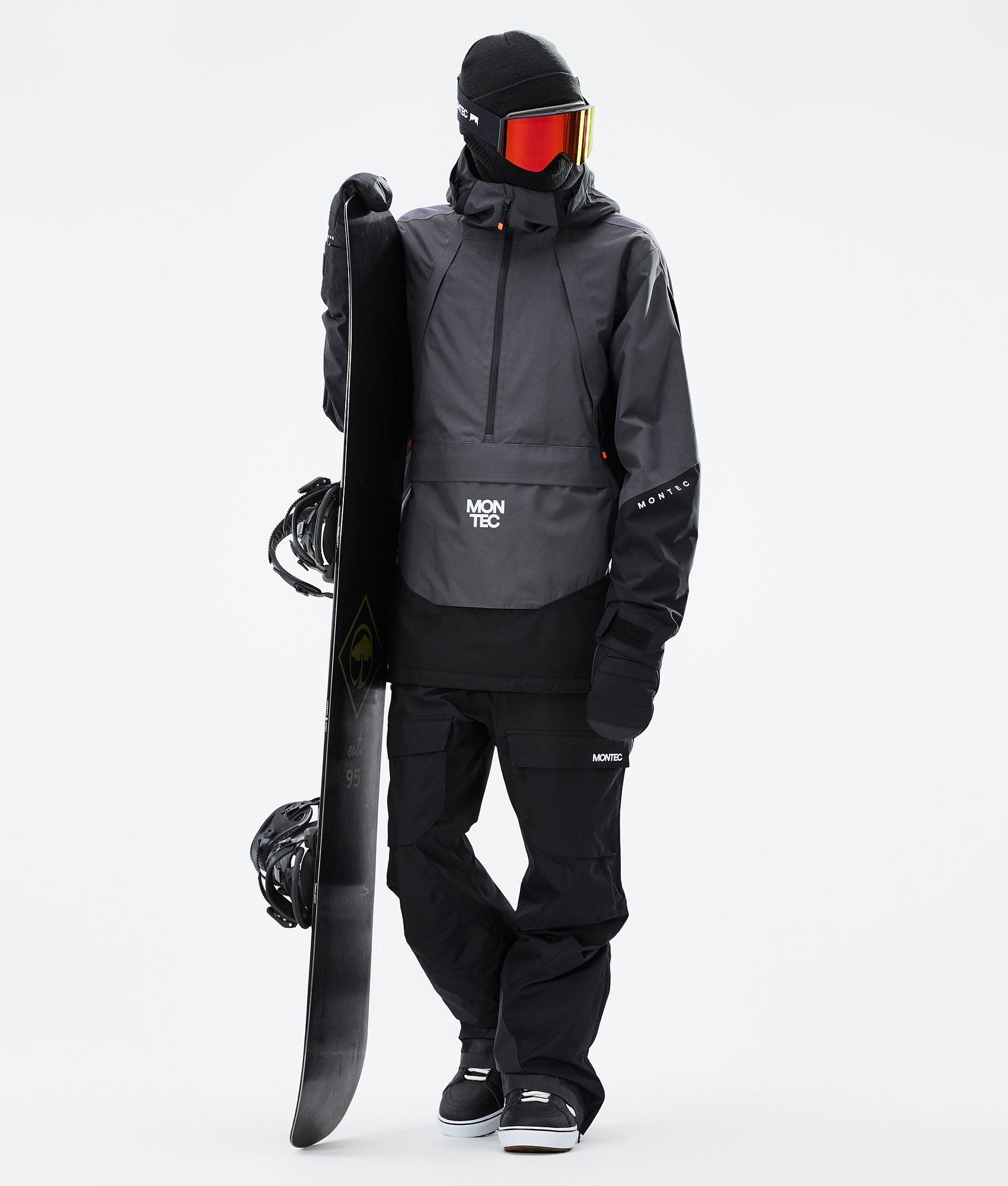 Black snowboarding jacket best sale