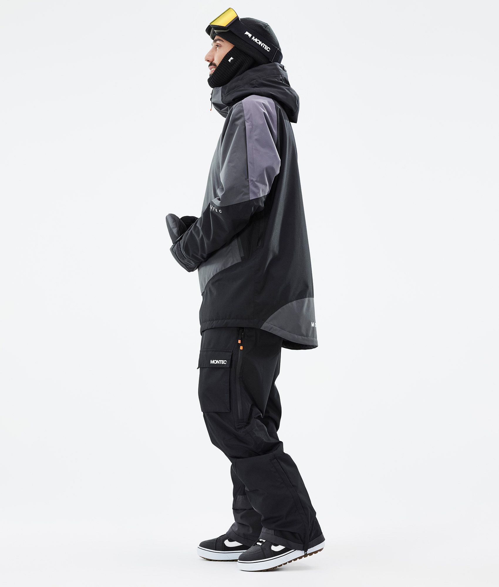 Black snowboard jacket mens best sale