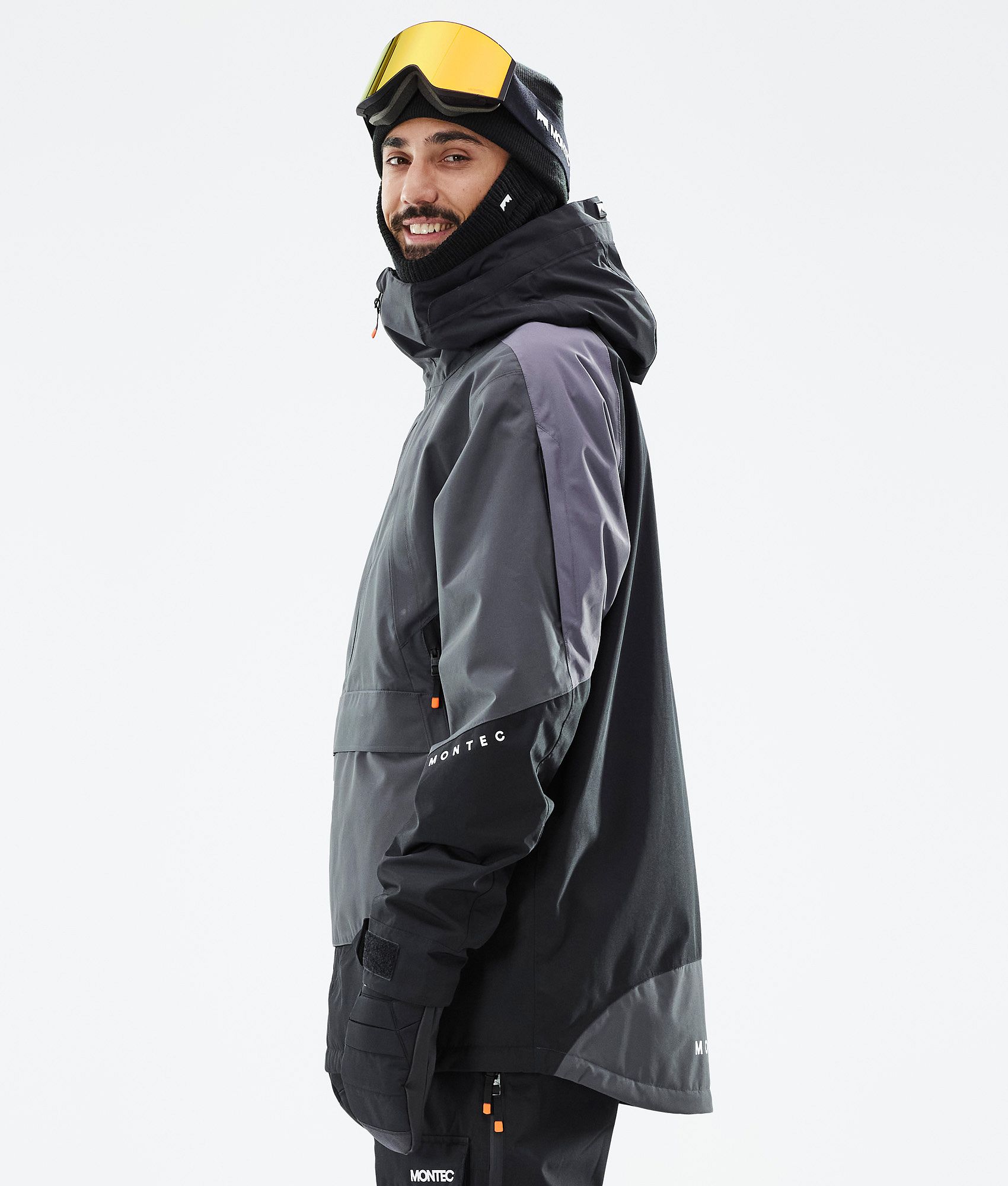 Montec Apex Ski Jacket Men Phantom/Black/Pearl | Montecwear.com