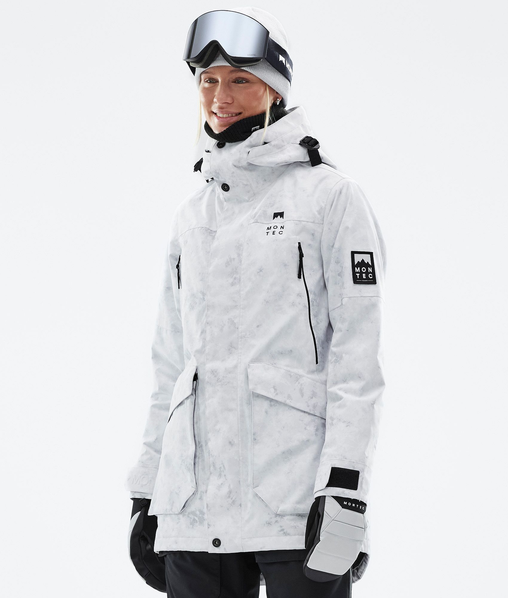 Montec Virago W Snowboard Jacket Women White Tiedye | Montecwear.com