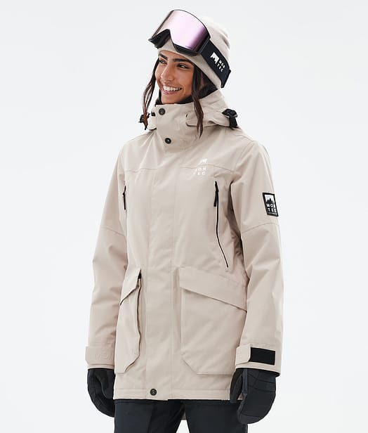 Virago W Snowboardjacke Damen Sand