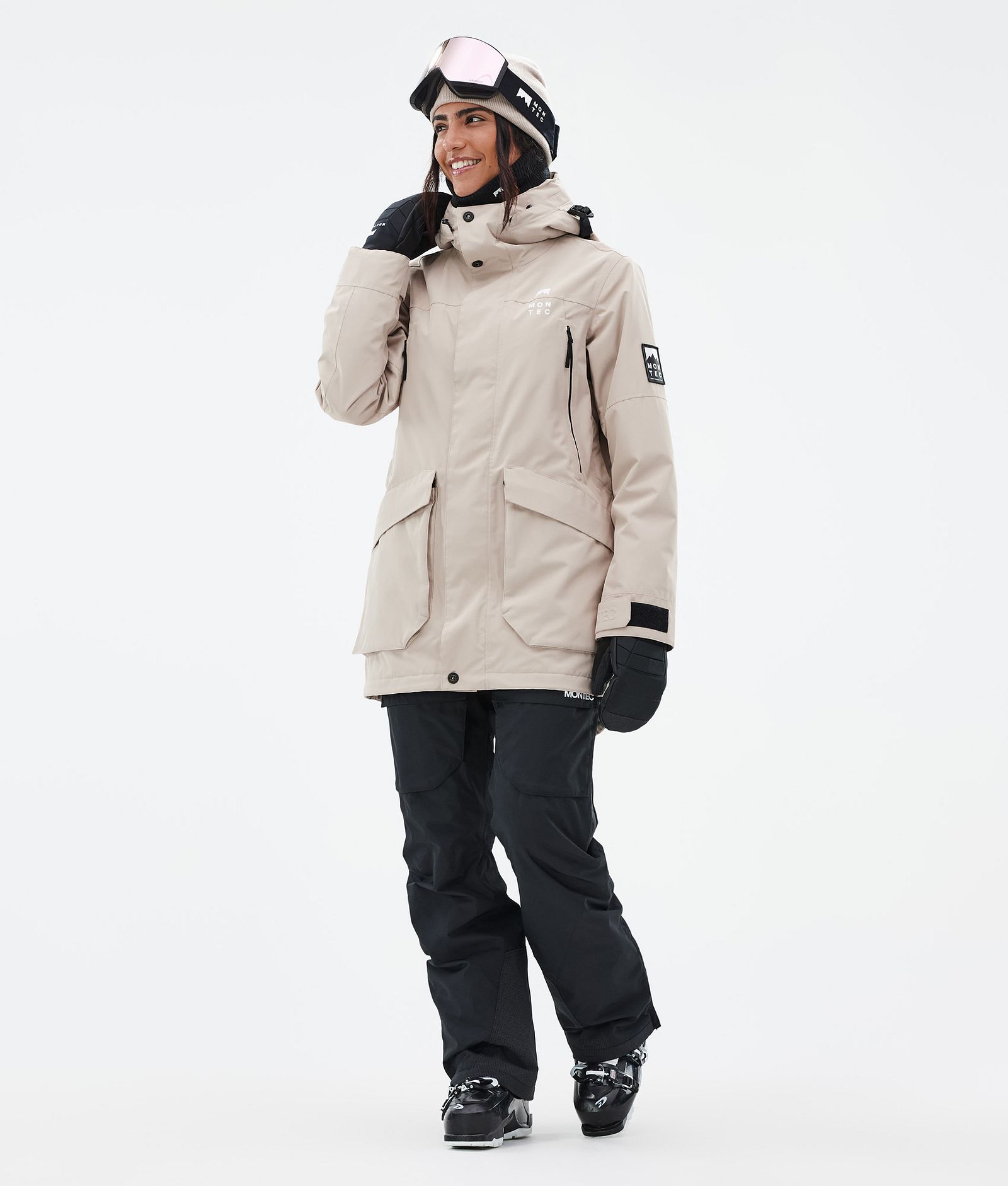 Virago W Skijacke Damen Sand, Bild 3 von 10