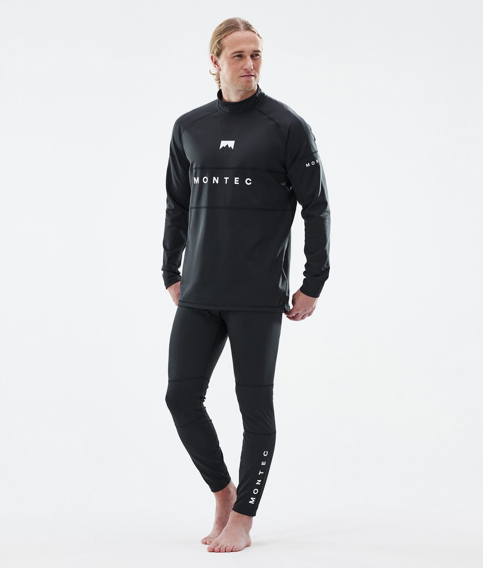 Alpha Base Layer Top Men Black, Image 3 of 5