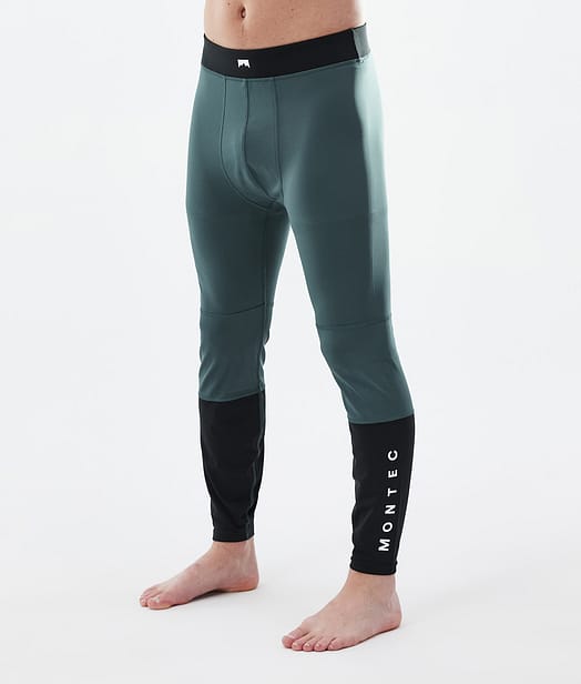 Alpha Legginsy Termoaktywne Mężczyźni Dark Atlantic/Black