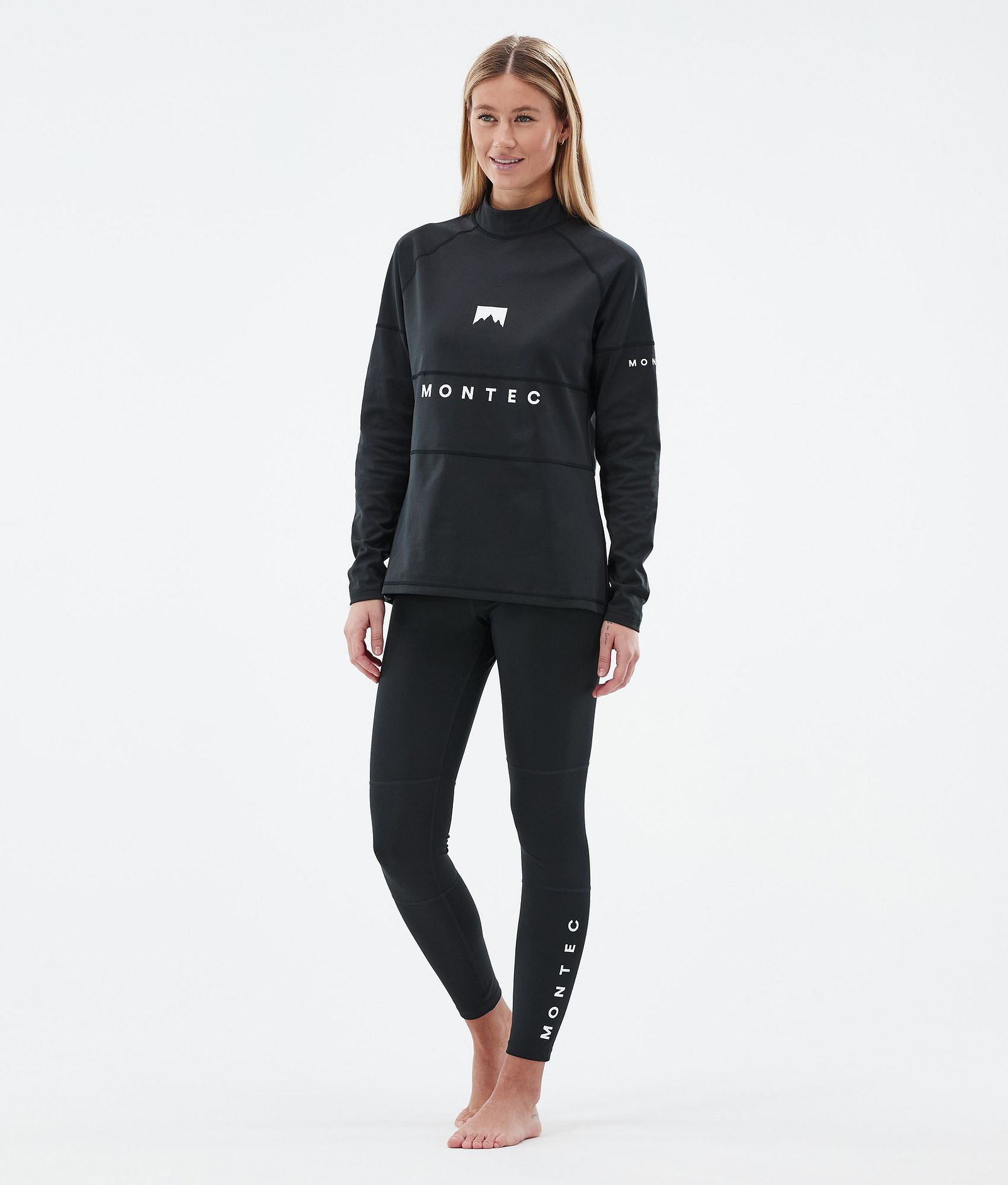 Alpha W Baselayer top Dame Black, Billede 3 af 5