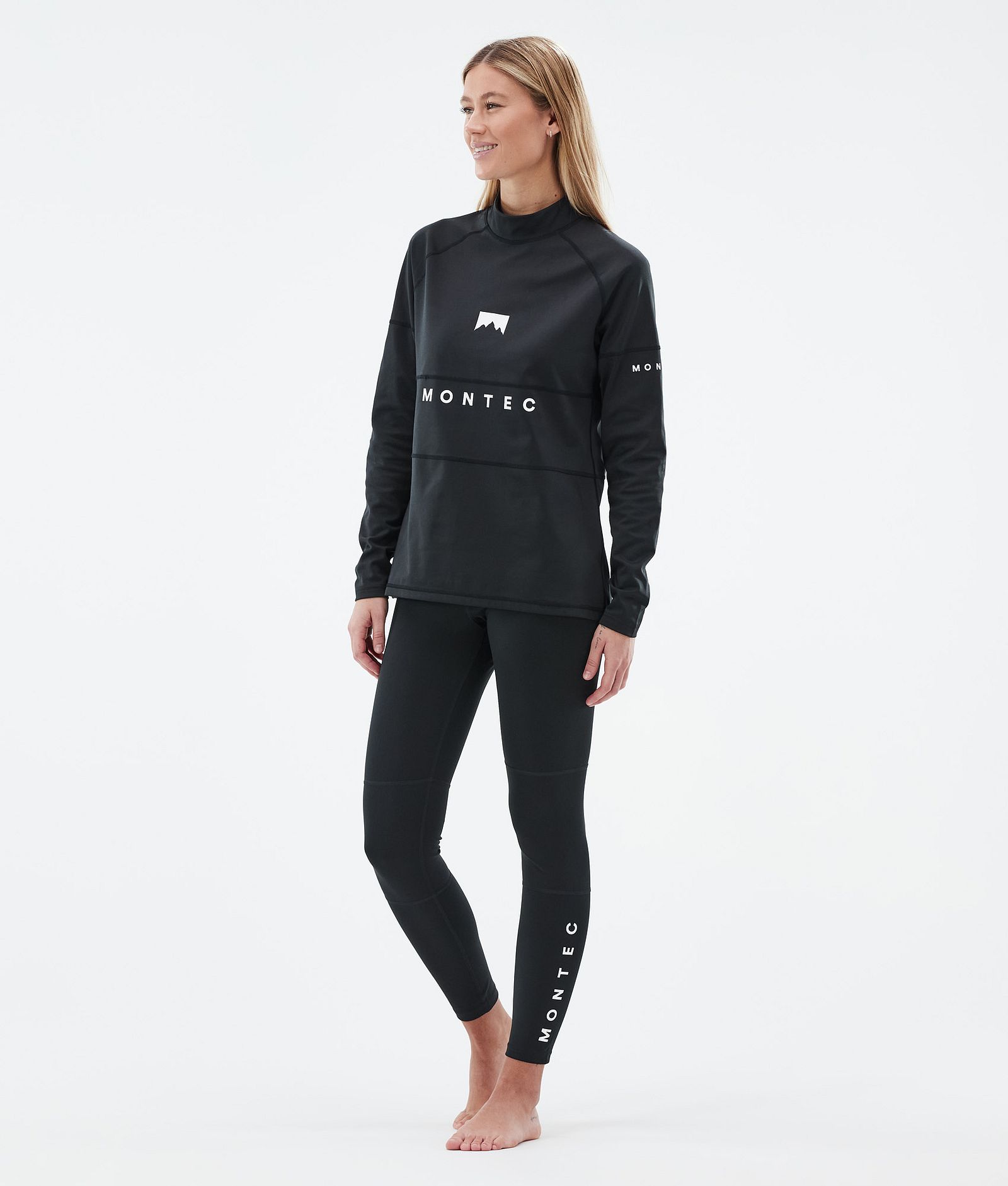 Alpha W Base Layer Pant Women Black, Image 3 of 7