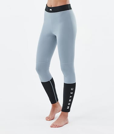 Alpha W Base Layer Pant Women Soft Blue/Black