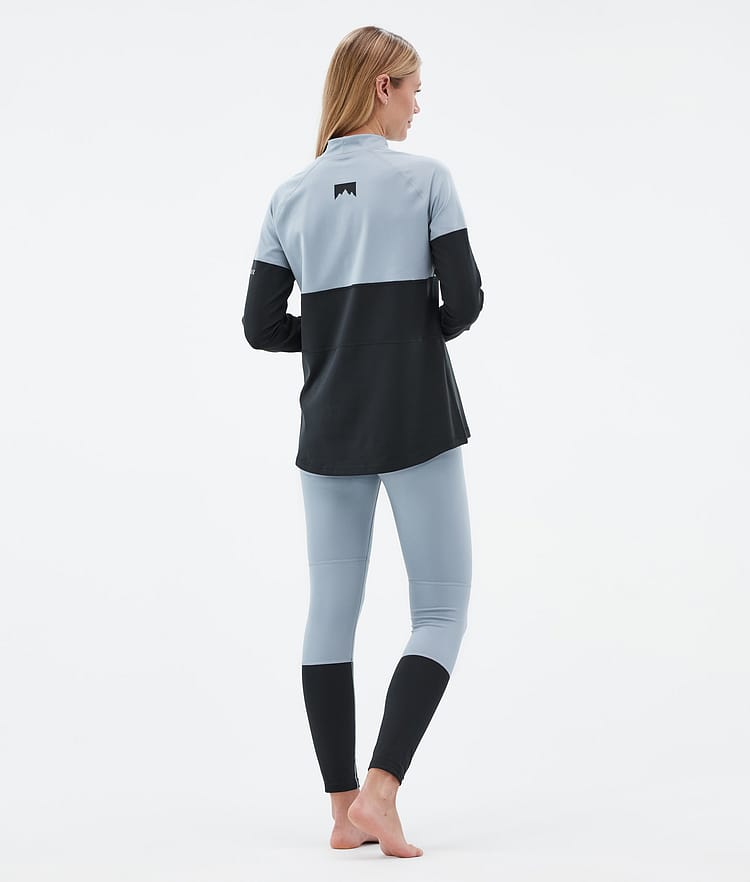 Alpha W Base Layer Pant Women Soft Blue/Black, Image 4 of 7