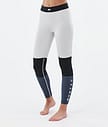 Alpha W Base Layer Pant Women Light Grey/Black/Metal Blue