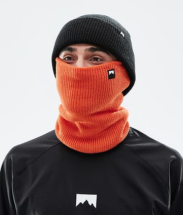 Classic Knitted 22 Facemask Orange