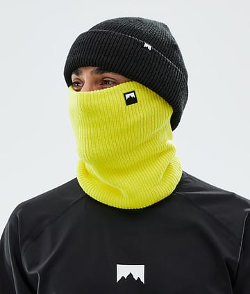 Classic Knitted 22 Facemask Bright Yellow